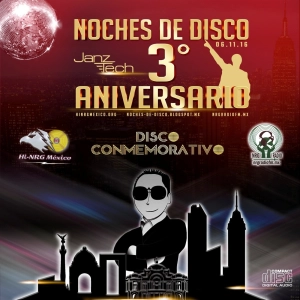 CD Conmemorativo 3° Aniversario de Noches de Disco de NRG