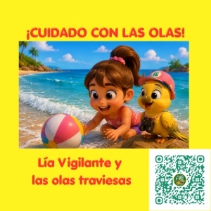Lía Vigilante y las Olas Traviesas  Cuento Infantil para Aprender Seguridad en la Playa