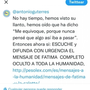 2° Carta al titular de la ONU Dr. Antonio Guterres -24 de Febrero 2022-