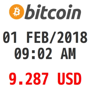 Bitcoin y Criptomonedas 01 FEB/2018 09:02 AM