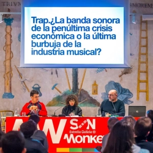 Debate sobre «El trap» con Víctor Lenore y Ana Iris Simón (Monkey Week, Sevilla)