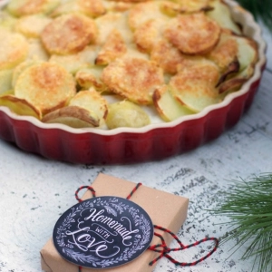 BACALAO AL HORNO CON PATATAS