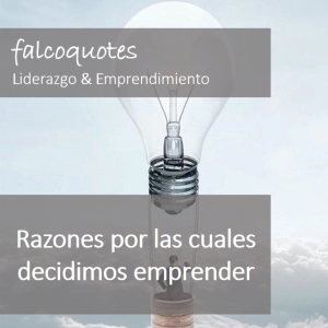 Razones por las cuales decidimos emprender