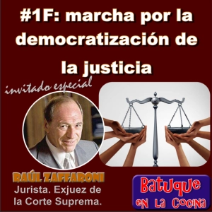#1F: marcha por la democratización de la justicia