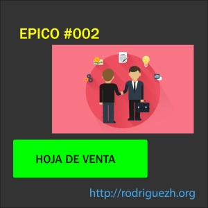 #003 Hoja de Ventas