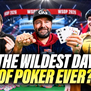 Negreanu, Hellmuth & Kabrhel on Wildest Day of 2026 WSOP