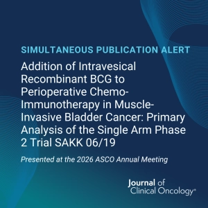 JCO at ASCO 2026: Intravesical Recombinant BCG with Chemo-Immunotherapy in MIBC