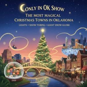 The Most Magical Christmas Towns in Oklahoma: Lights, Ice Skating & The Giant Snow Globe