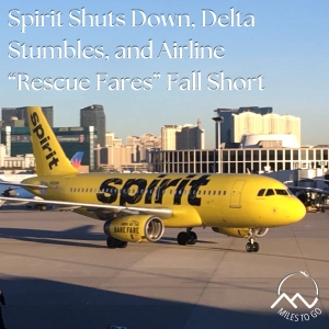 Spirit Shuts Down, Delta Stumbles, and Airline "Rescue Fares" Fall Short