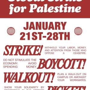 Global Strike for Palestine - Episode Postponed