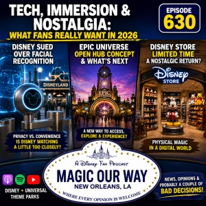 Disney Facial Recognition, Epic Universe & the Return of Disney Stores | MOW #630