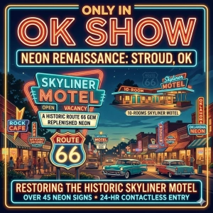 Route 66 Neon Renaissance: Restoring the Historic Skyliner Motel in Stroud, OK