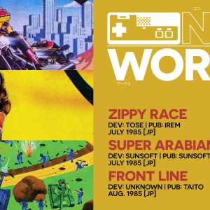 NES Works Gaiden #037: Zippy Race / Super Arabian / Front Line