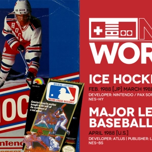 NES Works #077: Ice Hockey & Major League Baseball