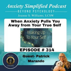 Episode # 314- Anxiety Pulls You Away from Your True Self - Guest- Patrick Marando