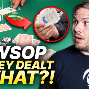 2026 WSOP Kicks Off with Instruction Card Being Dealt on the Flop