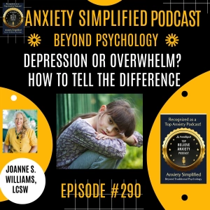 Episode # 290 Are You Sad/Depressed or Overwhelm? How to Tell the Difference