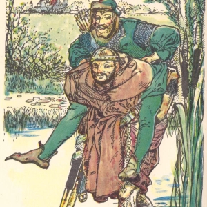 LITTLE JOHN TURNS BAREFOOT FRIAR