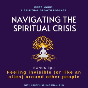 NAVIGATING THE SPIRITUAL CRISIS: Bonus - When you feel invisible (or like an alien) around other people