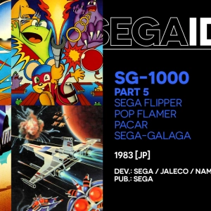 Segaiden #008: Sega Flipper / Pop Flamer / Pacar / Sega-Galaga