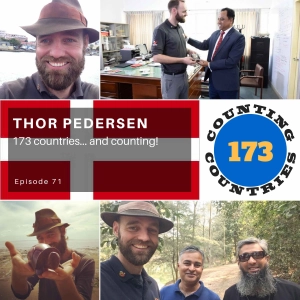 Thor Pedersen … left home in October of 2013 to travel the world without taking any flights
