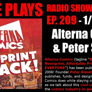 Alterna Comics & Peter Simeti! - Episode 209 - 1/18/2020