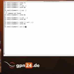 Die drei Klammern [] {} () und die BASH (gpn24)