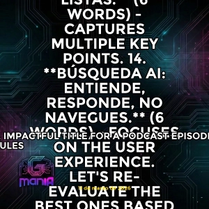 BÚSQUEDA AI: RESPUESTAS, NO LISTAS.