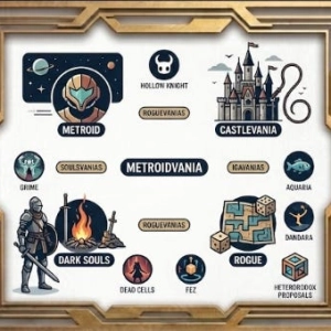Ep 63 - metroidvanias, soulsvanias, roguevanias, igavanias, metroidbrainias...