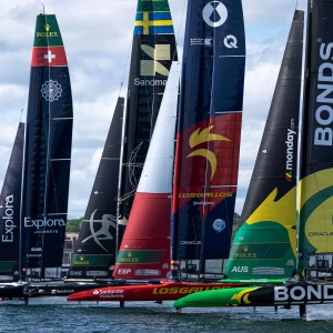 Split fleets make for compelling action at SailGP Halifax