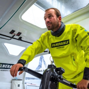British Vendée Globe Skipper Sam Goodchild.
