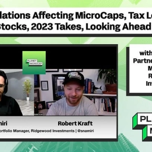 How Regulations Affecting MicroCaps, Tax Loss Selling, Dark Stocks, 2023 Takes, Looking Ahead at 2024 with Sam Namiri, Partner and Portfolio Manager at Ridgewood Investments