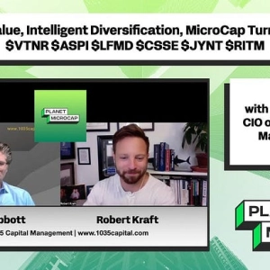 Eclectic Value, Intelligent Diversification, MicroCap Turnarounds + $VTNR $ASPI $LFMD $CSSE $JYNT $RITM with Chris Abbott, CIO of 1035 Capital Management