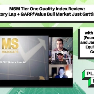 MSM Tier One Quality Index Review: $TSSI Victory Lap + GARP/Value Bull Market Just Getting Started with Maj Soueidan, (Founder and Editor) and Jan Svenda (Senior Equity Analyst) at GeoInvesting