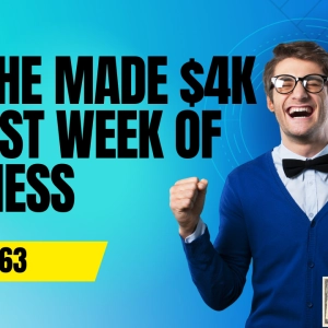 563 – How a new business owner made $4k in first week in business