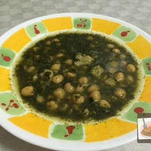 Garbanzos con espinacas marineros.