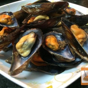 Mejillones al vapor