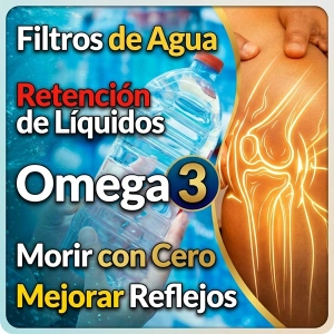 Filtros de Agua, Retención de Líquidos, Omega 3, Morir con Cero, Mejorar Reflejos