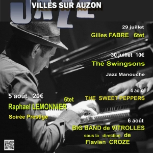 🎷 Ville-sur-Auzon : Le Festival de Jazz s’apprête à faire vibrer le pied du Ventoux !