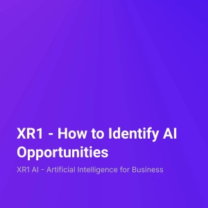 XR1 – How to Identify AI Opportunities